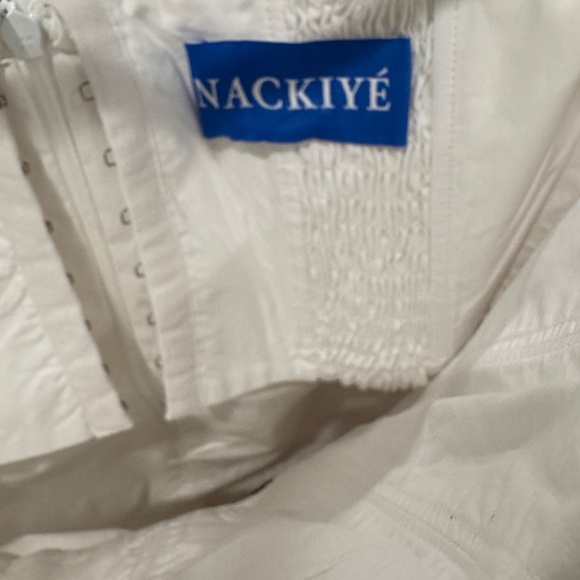 Nackiye White Strapless Top - Picture 4 of 4